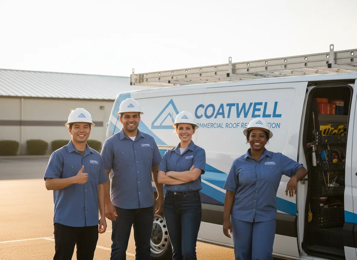 Commercial roof coating company in Strathmore, CA